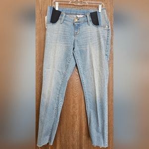Women's Isabel Maternity jeggings light blue, expandable side panel, NWT